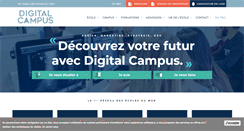 Desktop Screenshot of digital-campus.fr