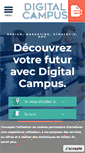 Mobile Screenshot of digital-campus.fr